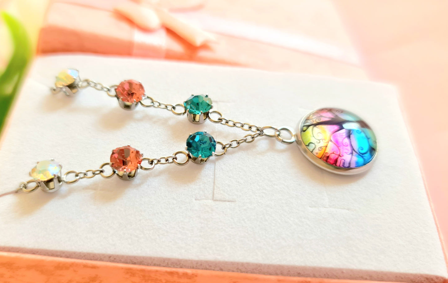 Bracciale cabochon albero della vita