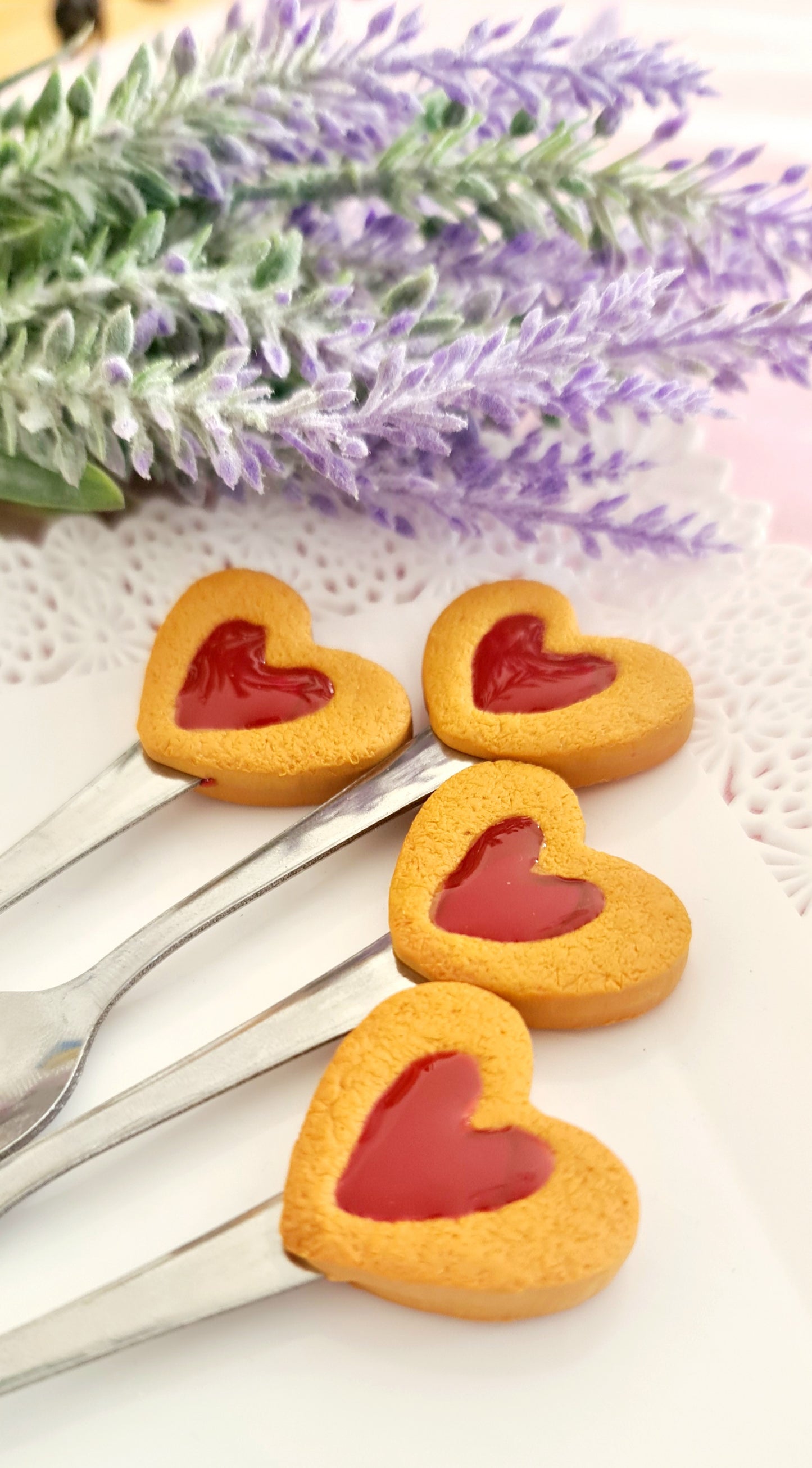 Cucchiaini con finti pasticcini