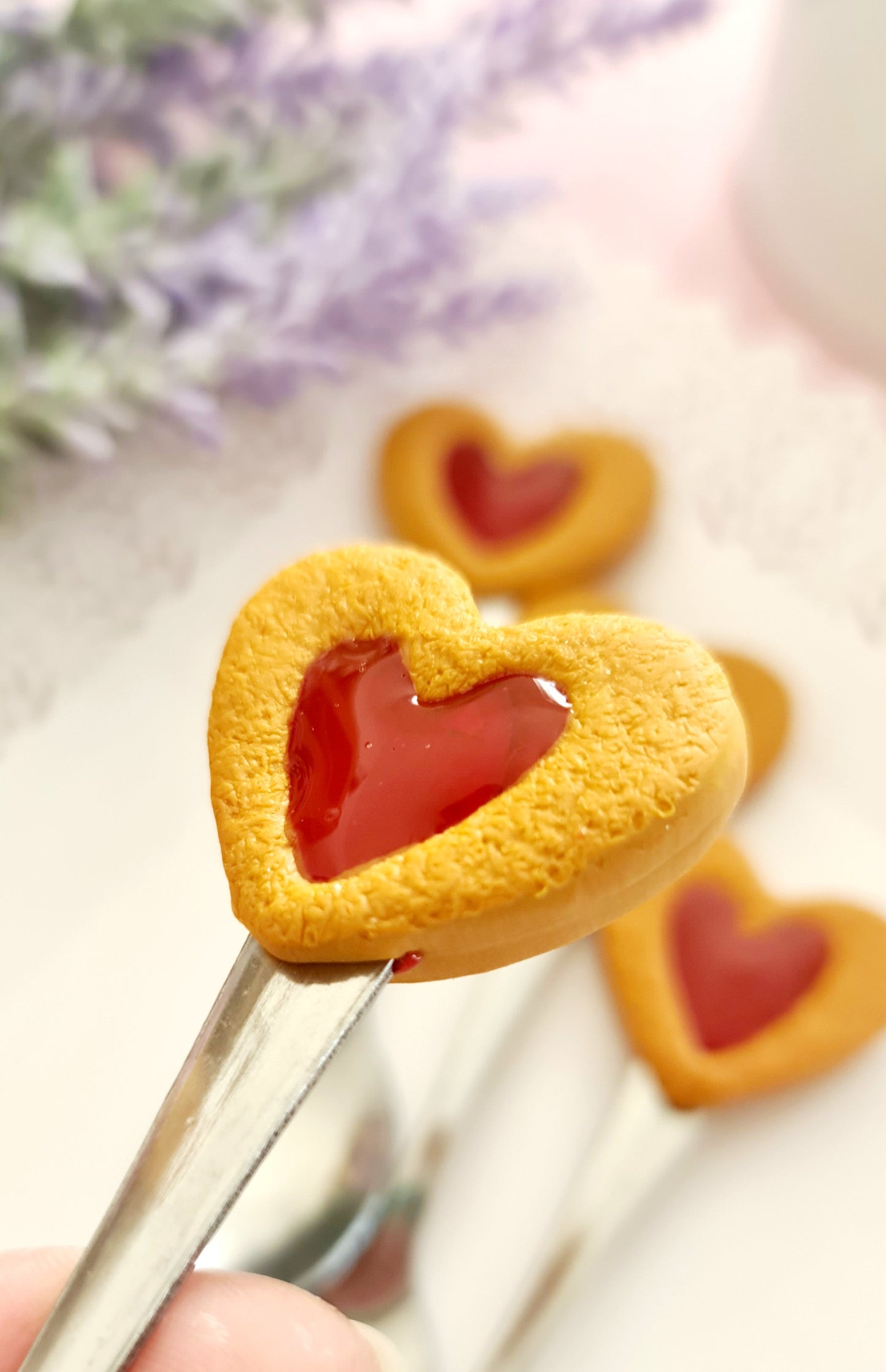 Cucchiaini con finti pasticcini