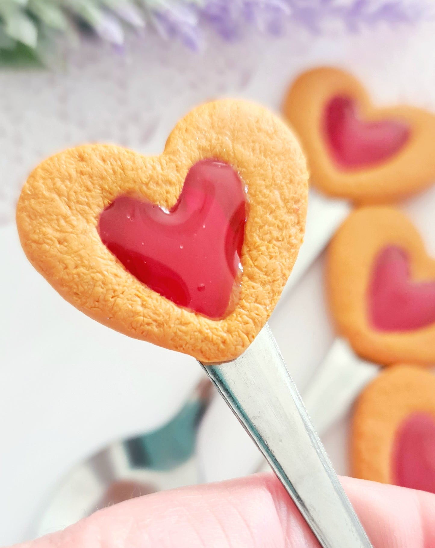 Cucchiaini con finti pasticcini