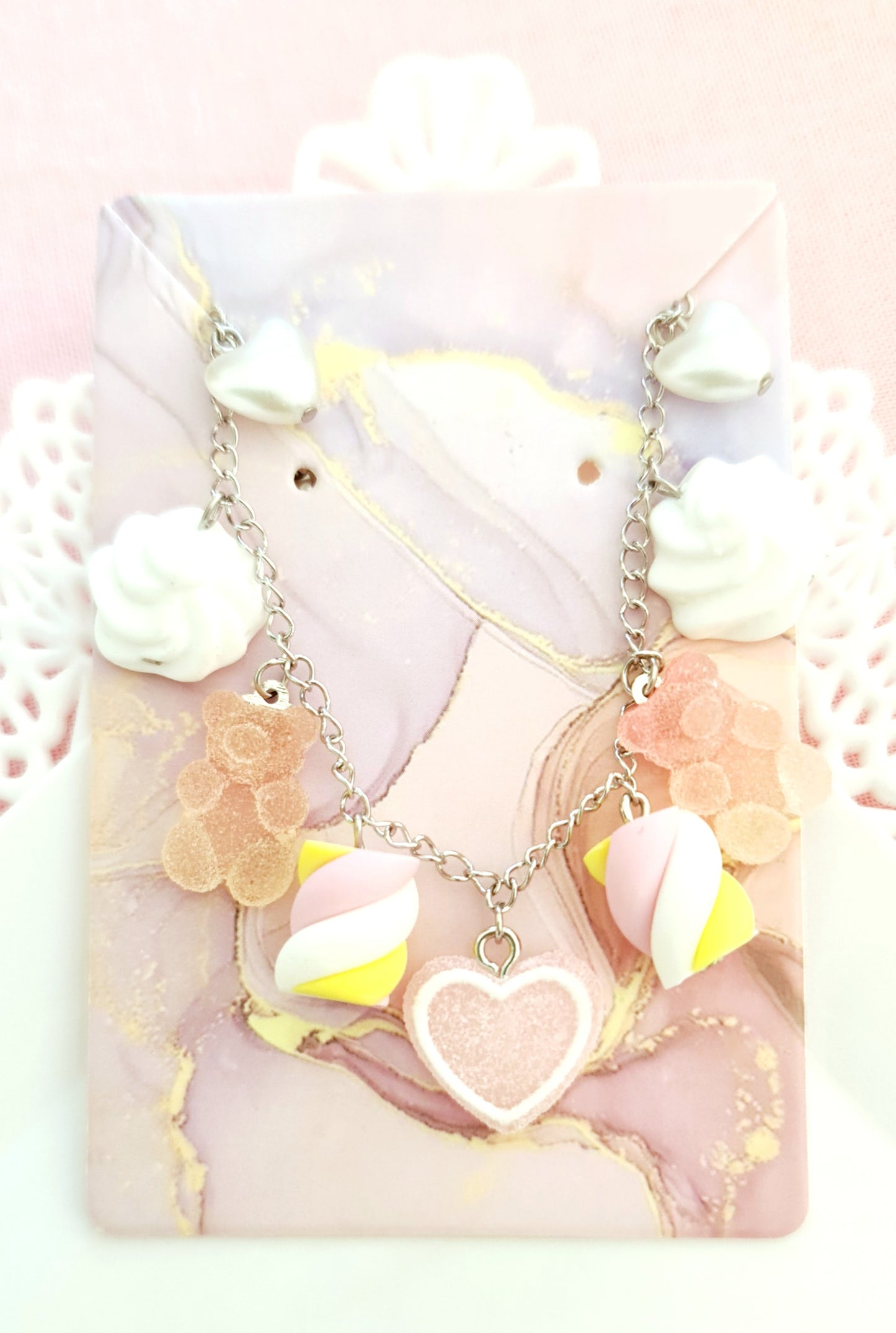 Bracciali per bambine con finti dolcetti