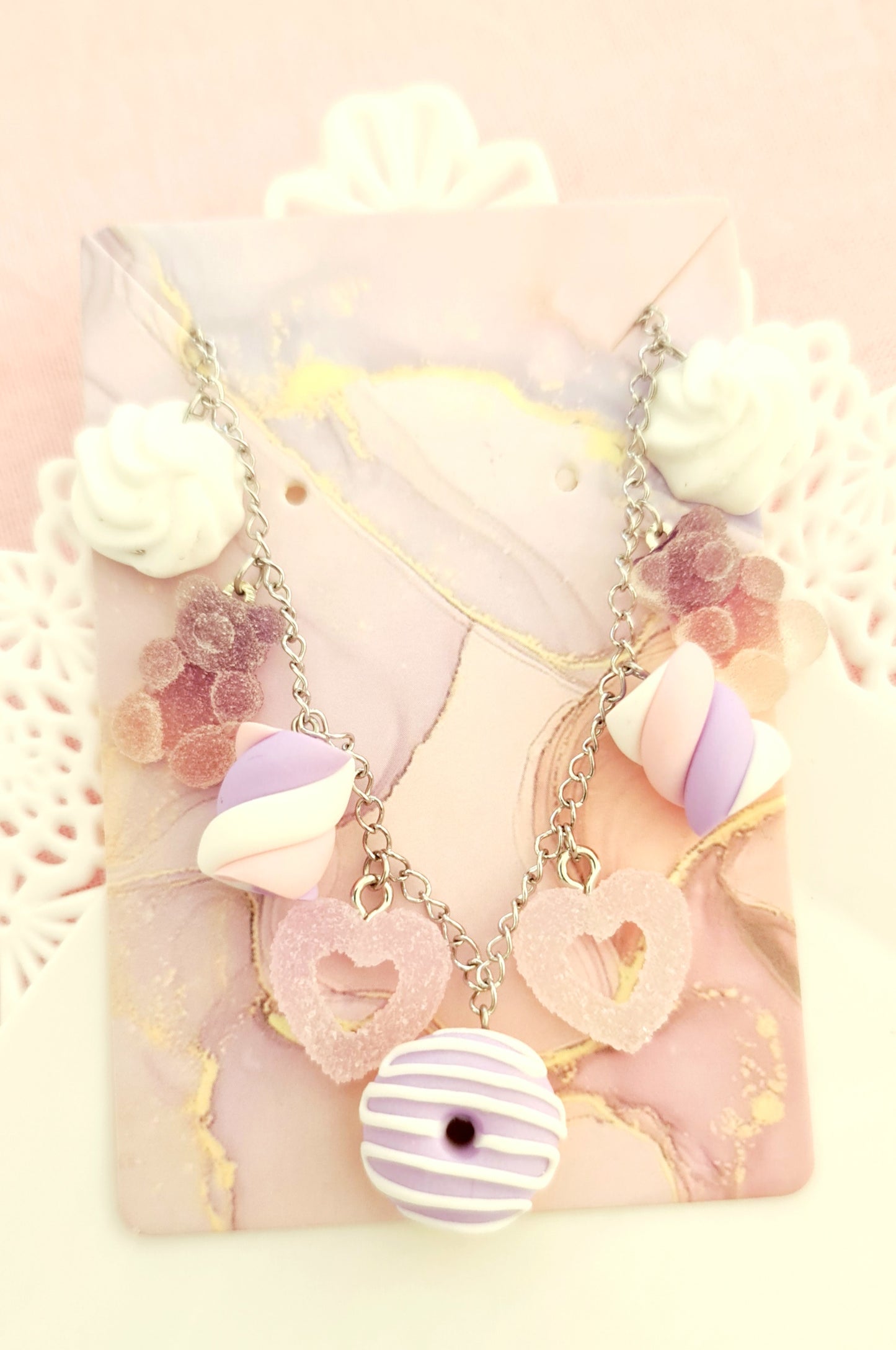 Bracciali per bambine con finti dolcetti