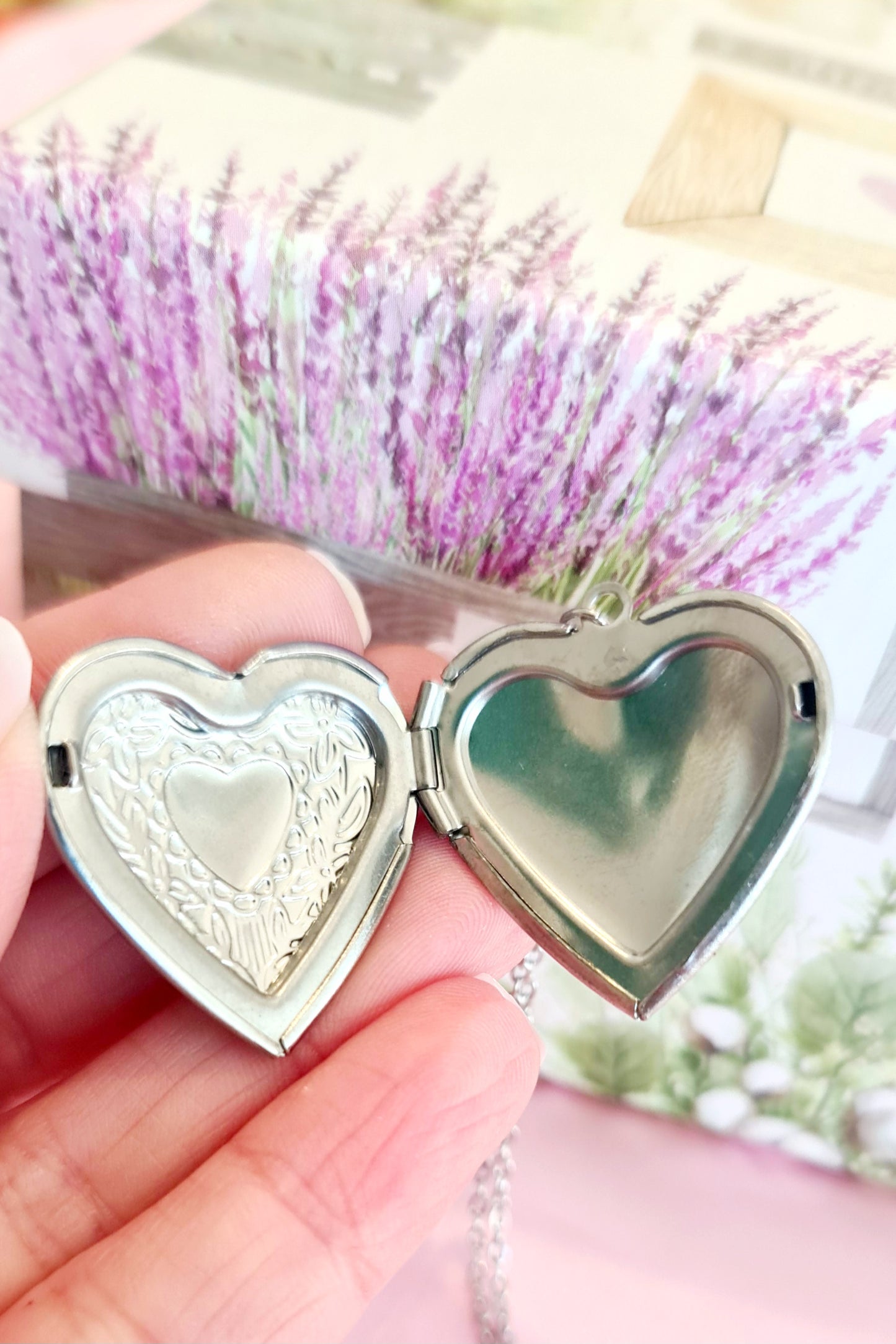 Collana portafoto cuore