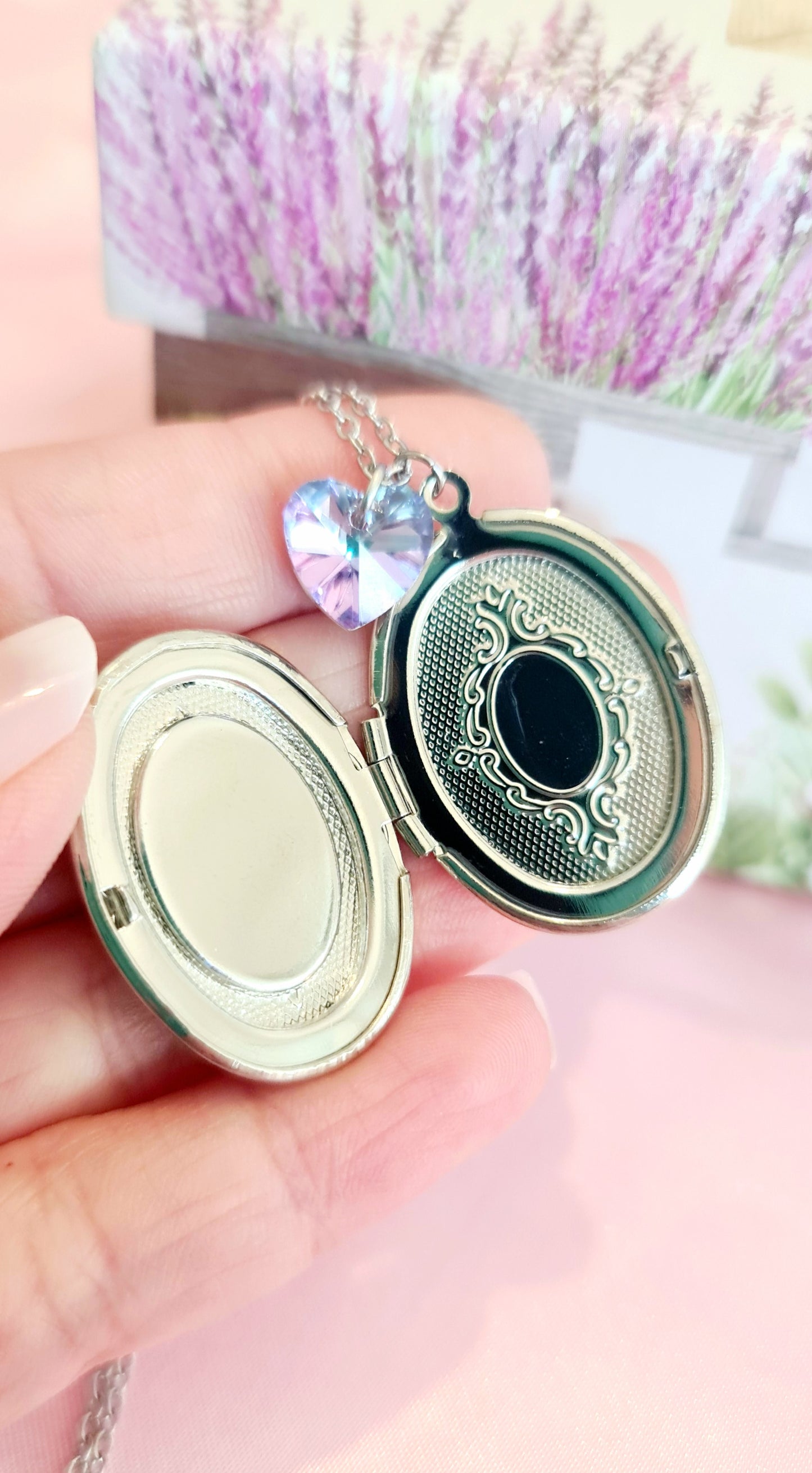 Collana portafoto fiore 3
