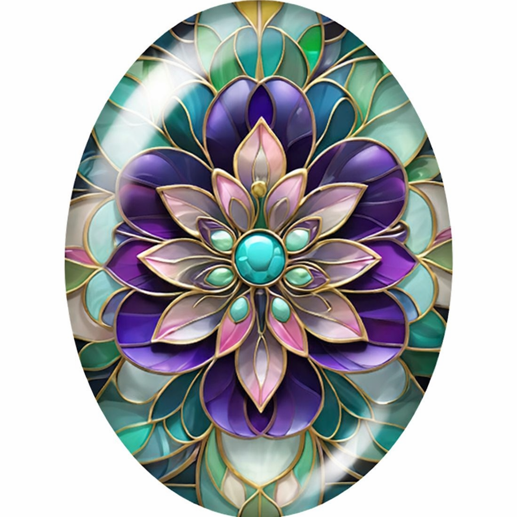 Collana portafoto fiore