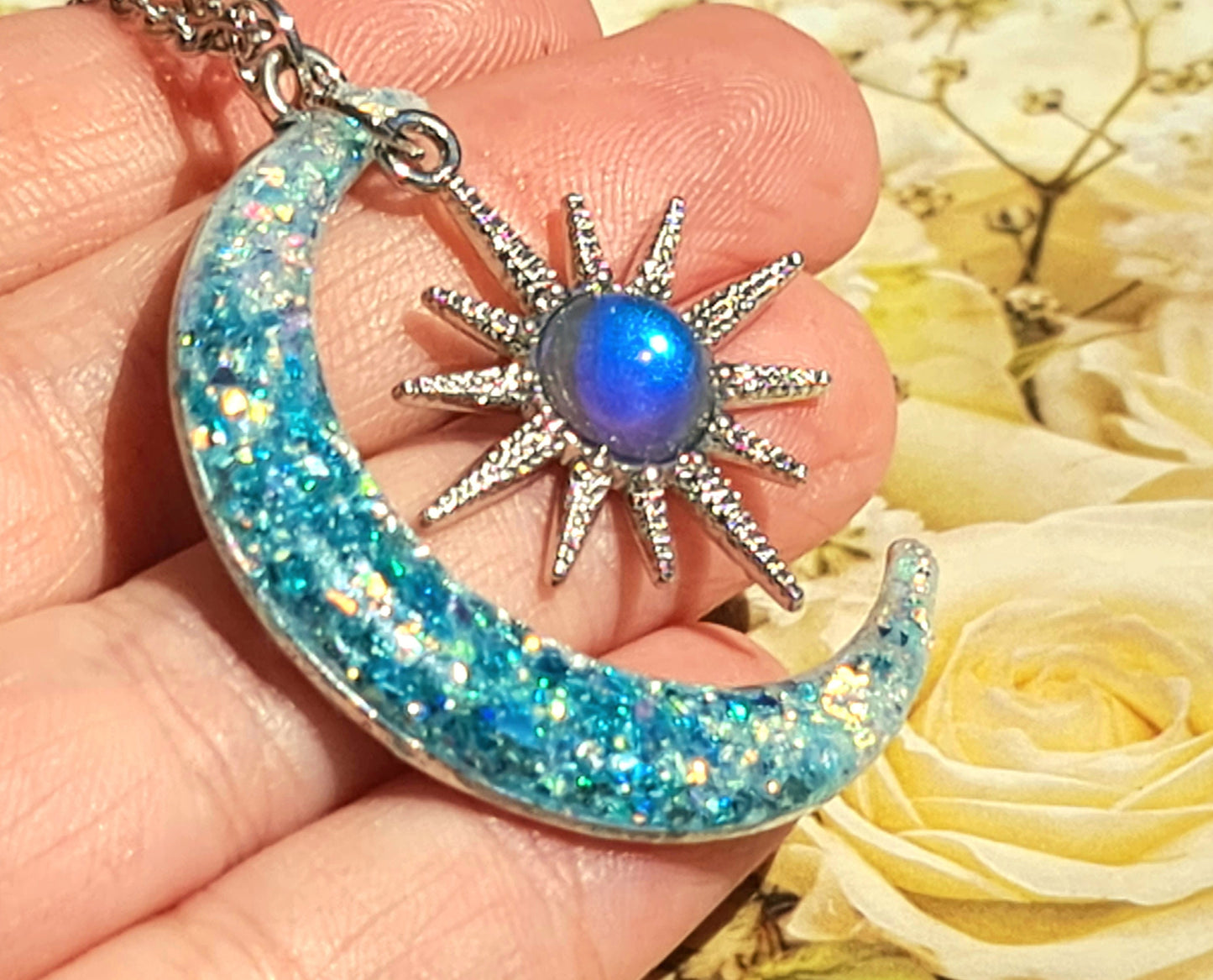 Collana LUNA azzurra
