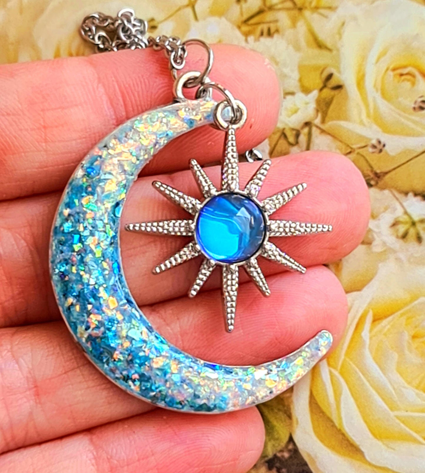 Collana LUNA azzurra