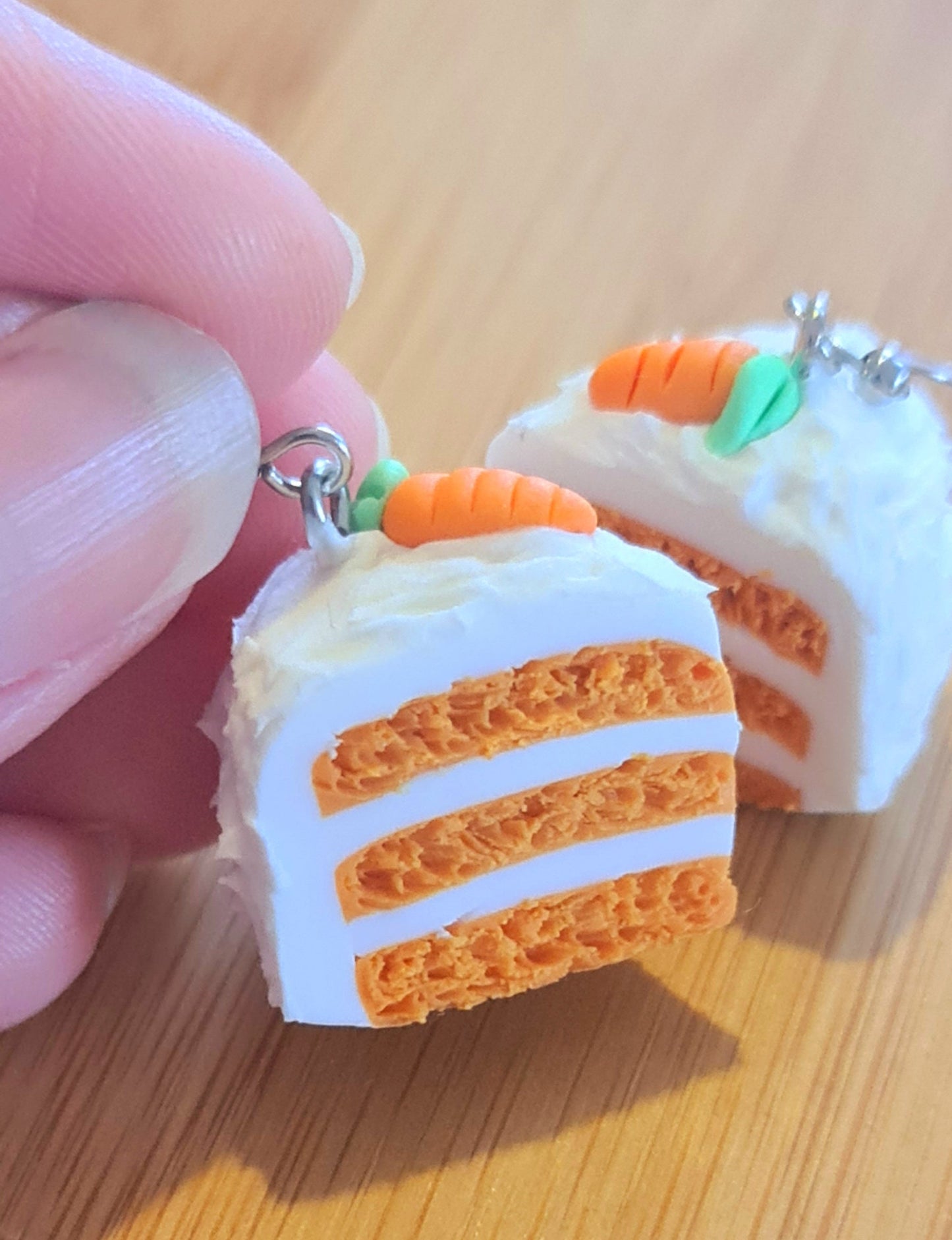 Orecchini torta di carote