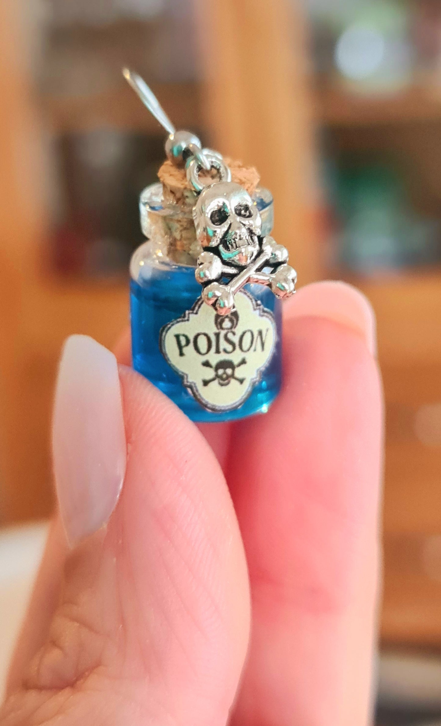 Orecchini pozioni di veleno per Halloween