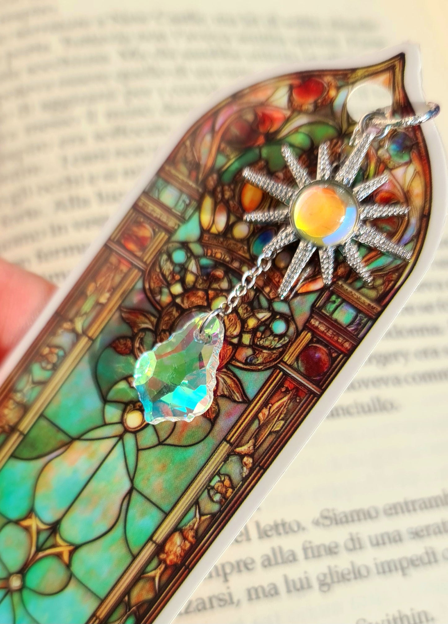 Segnalibri con vetrate stile liberty (stile 2)