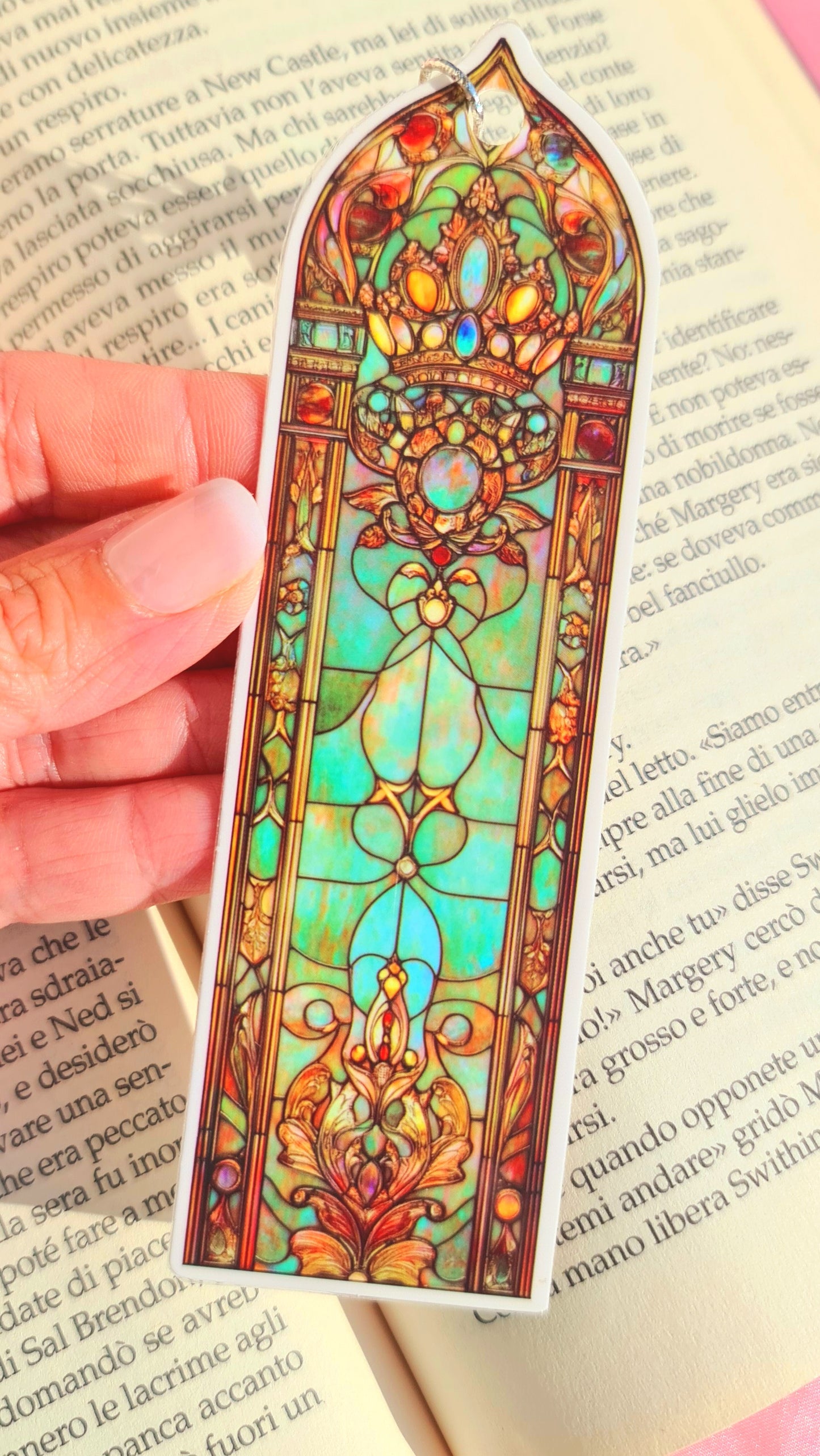Segnalibri con vetrate stile liberty (stile 2)