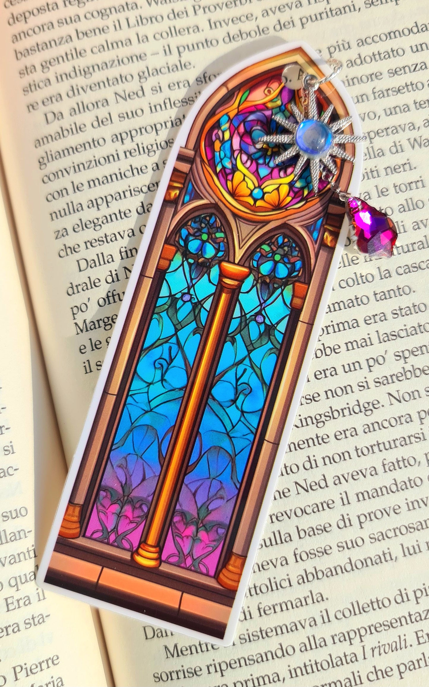 Segnalibri con vetrate stile liberty (stile 3)