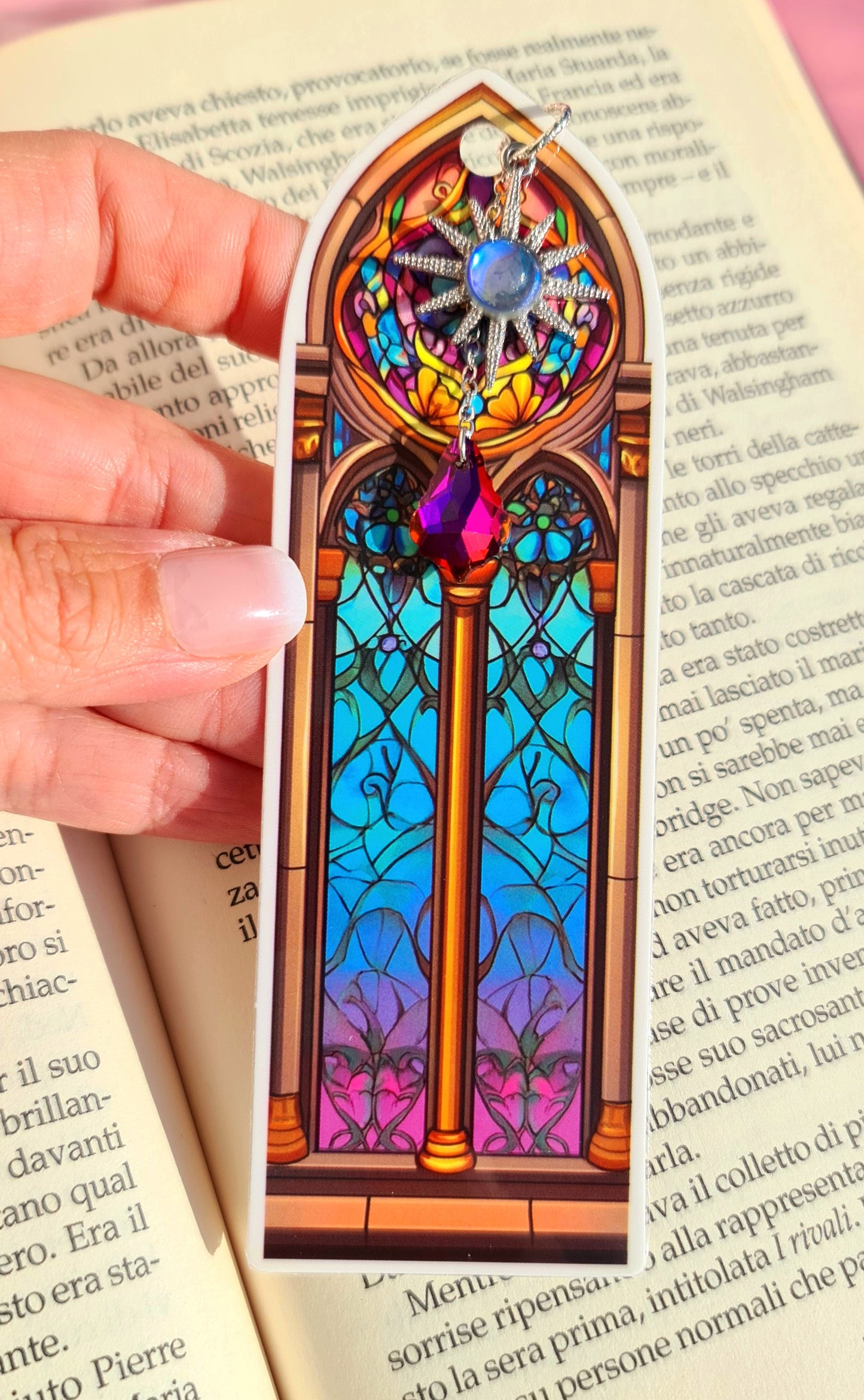 Segnalibri con vetrate stile liberty (stile 3)