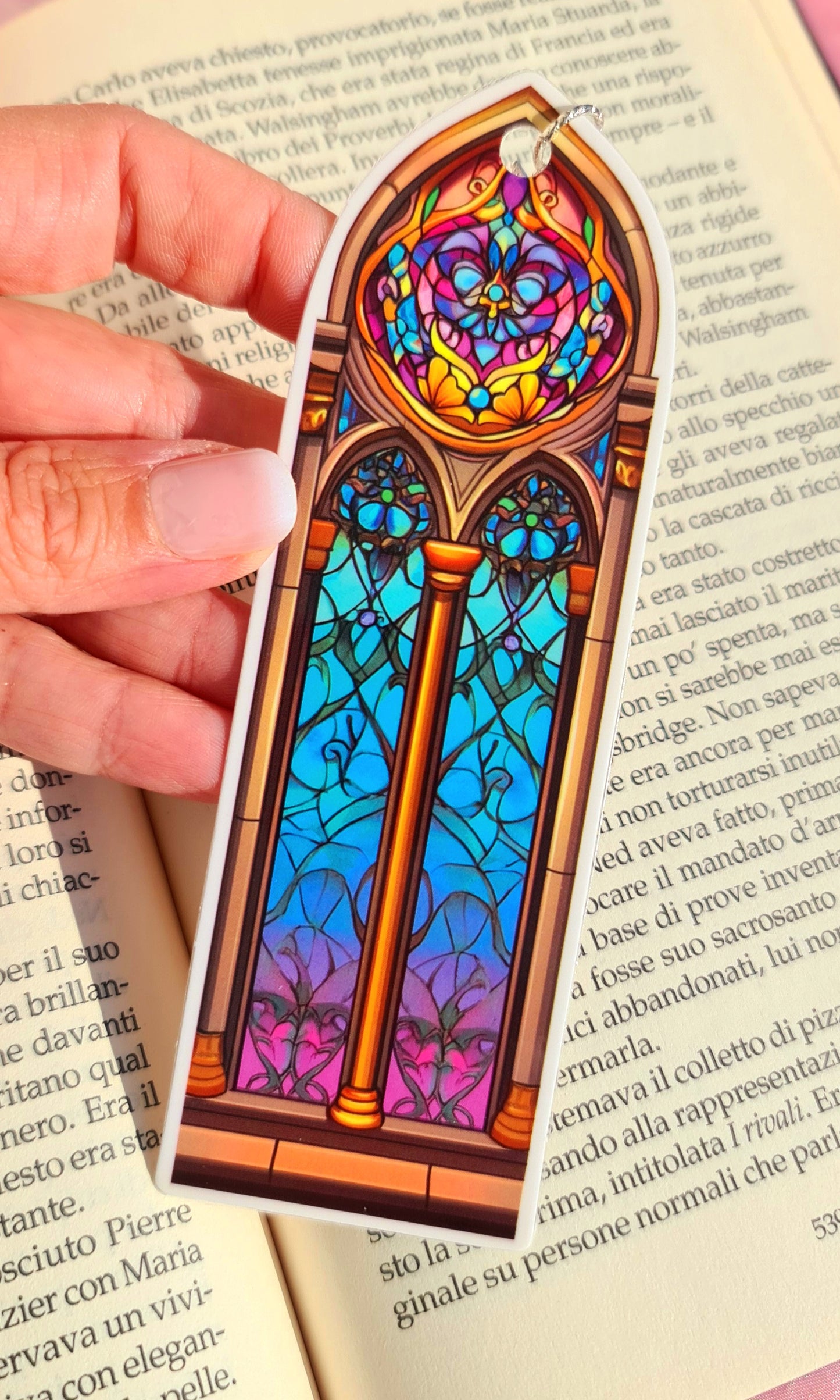 Segnalibri con vetrate stile liberty (stile 3)
