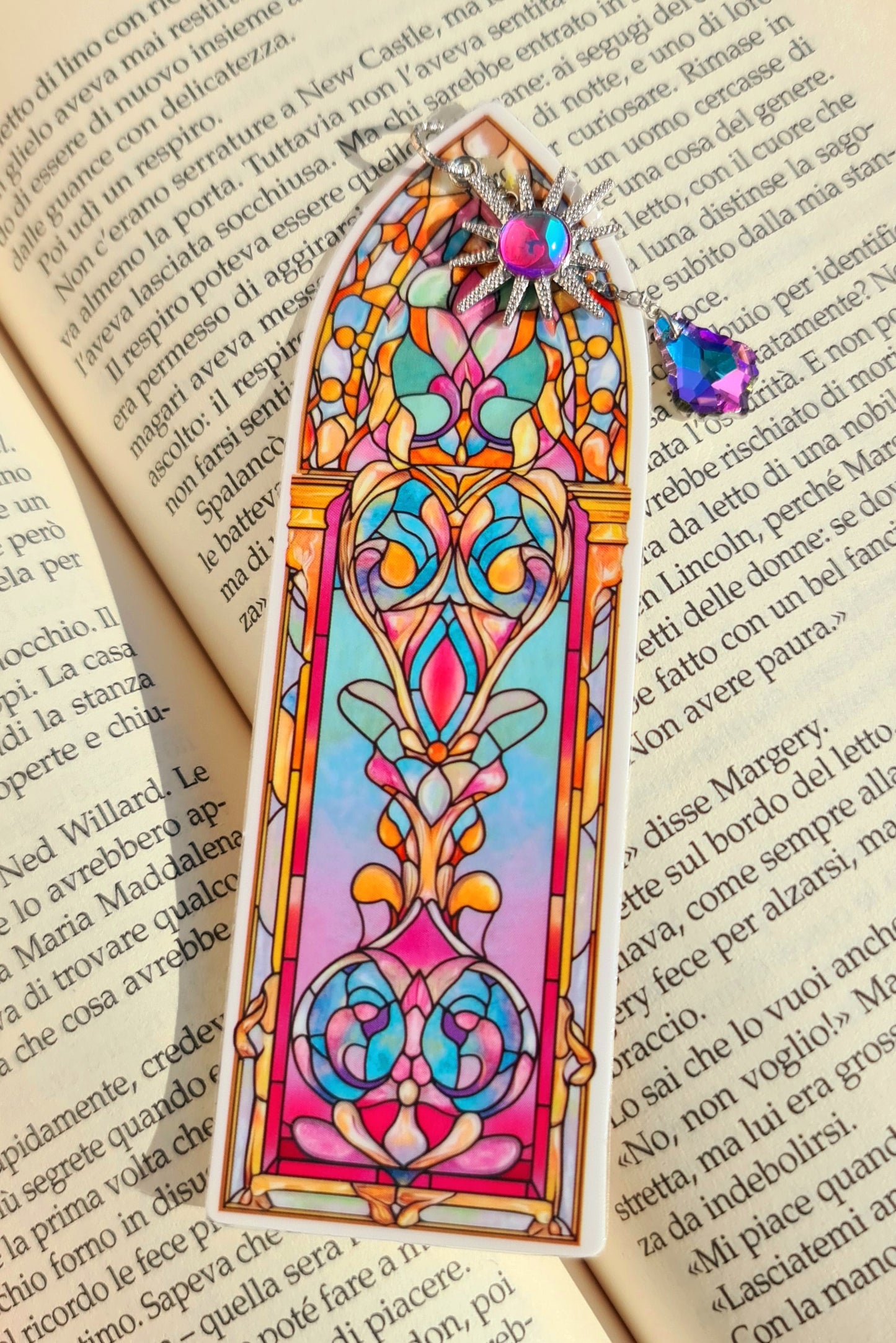 Segnalibri con vetrate stile liberty (stile 1)