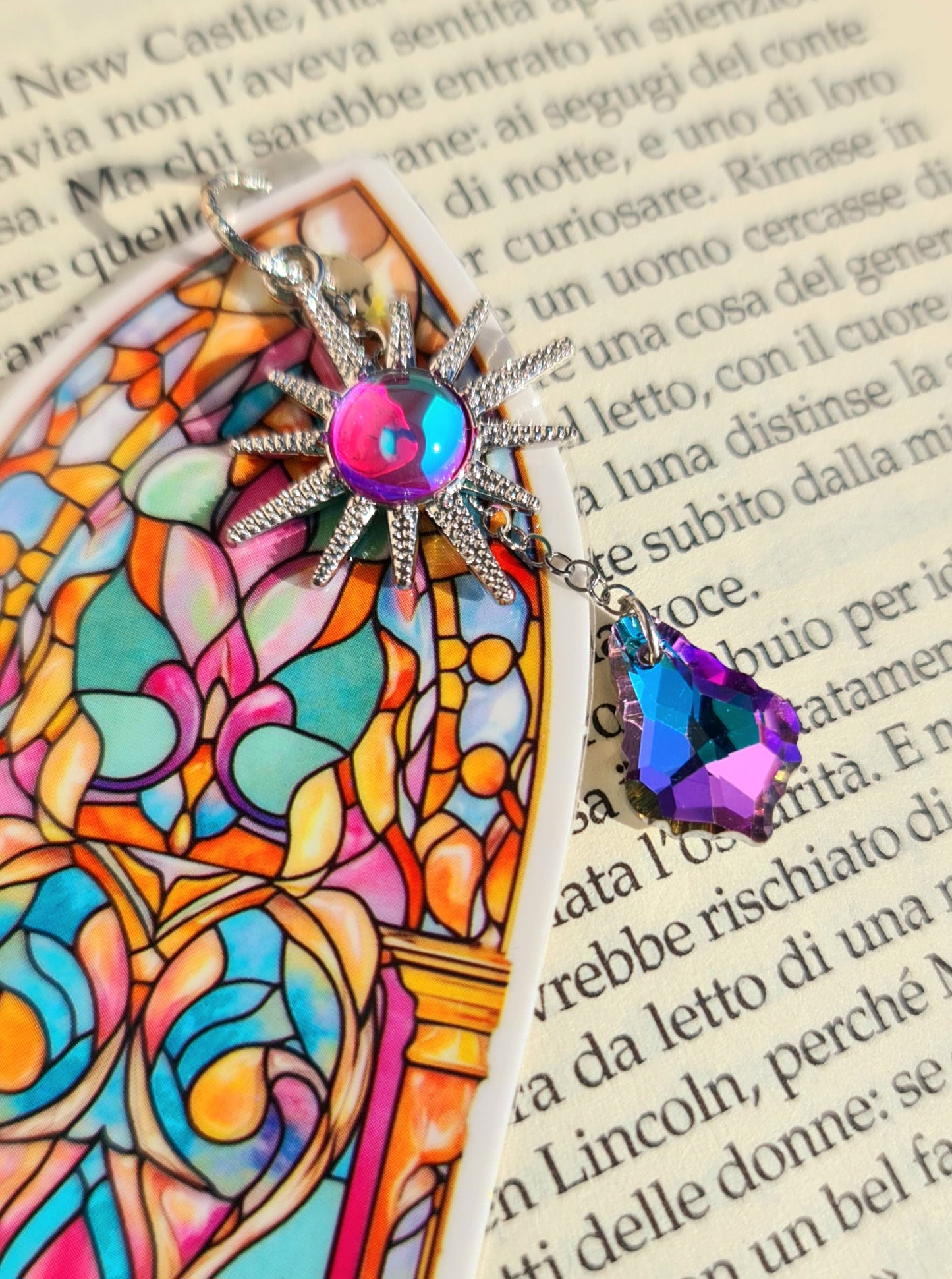 Segnalibri con vetrate stile liberty (stile 1)