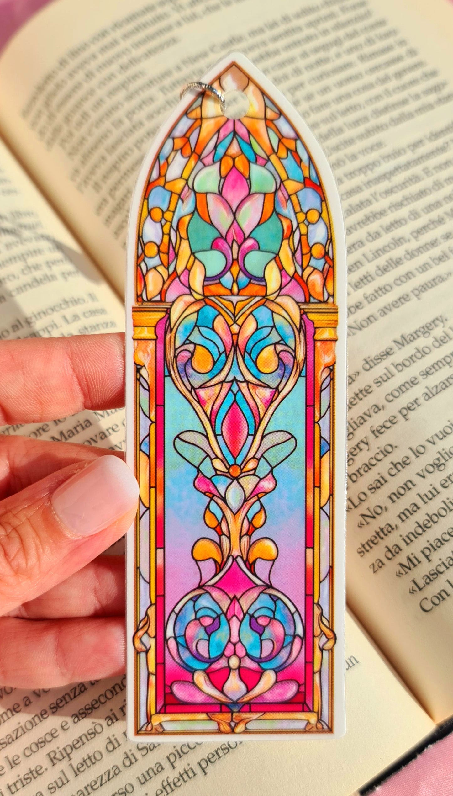 Segnalibri con vetrate stile liberty (stile 1)
