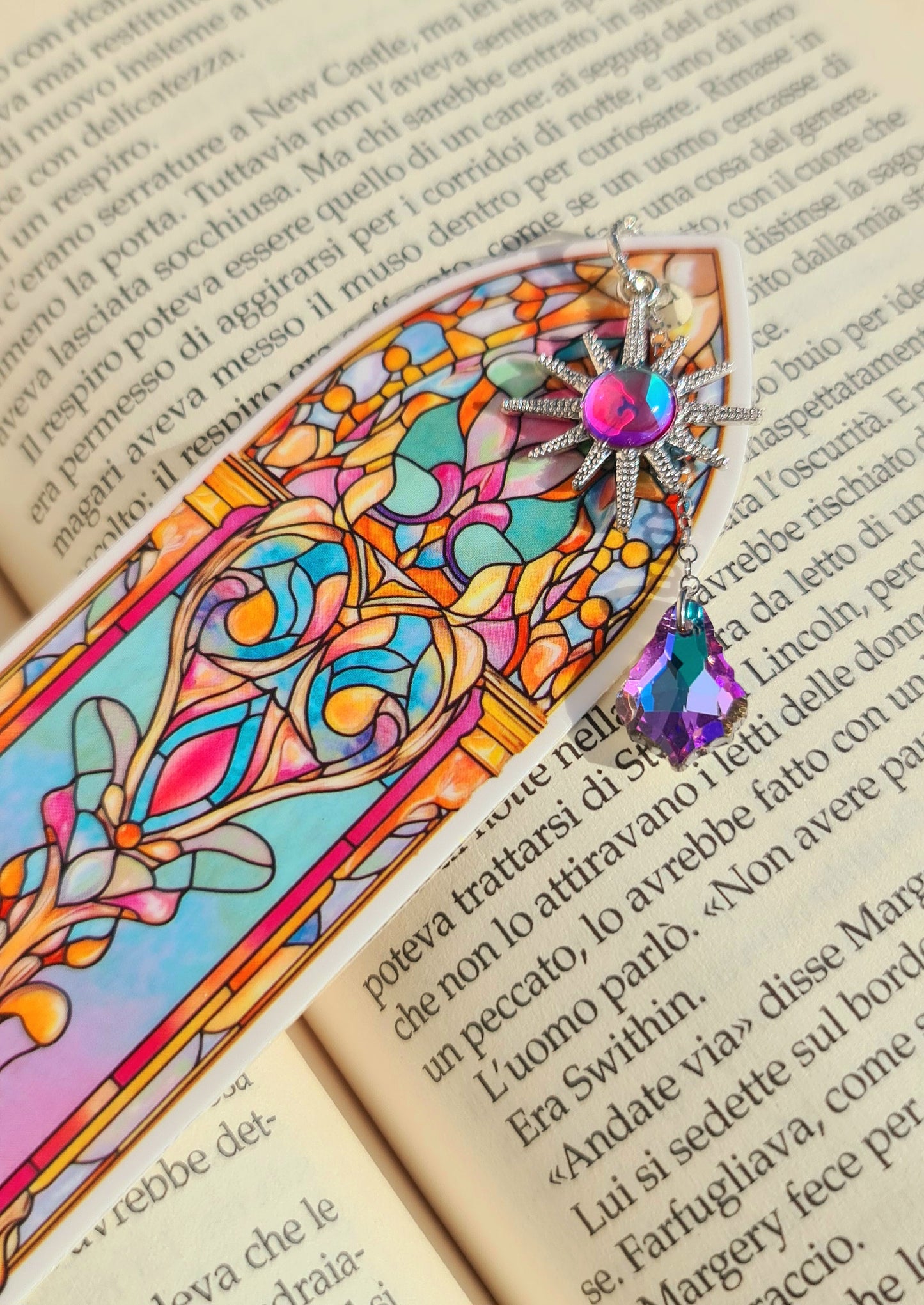 Segnalibri con vetrate stile liberty (stile 1)