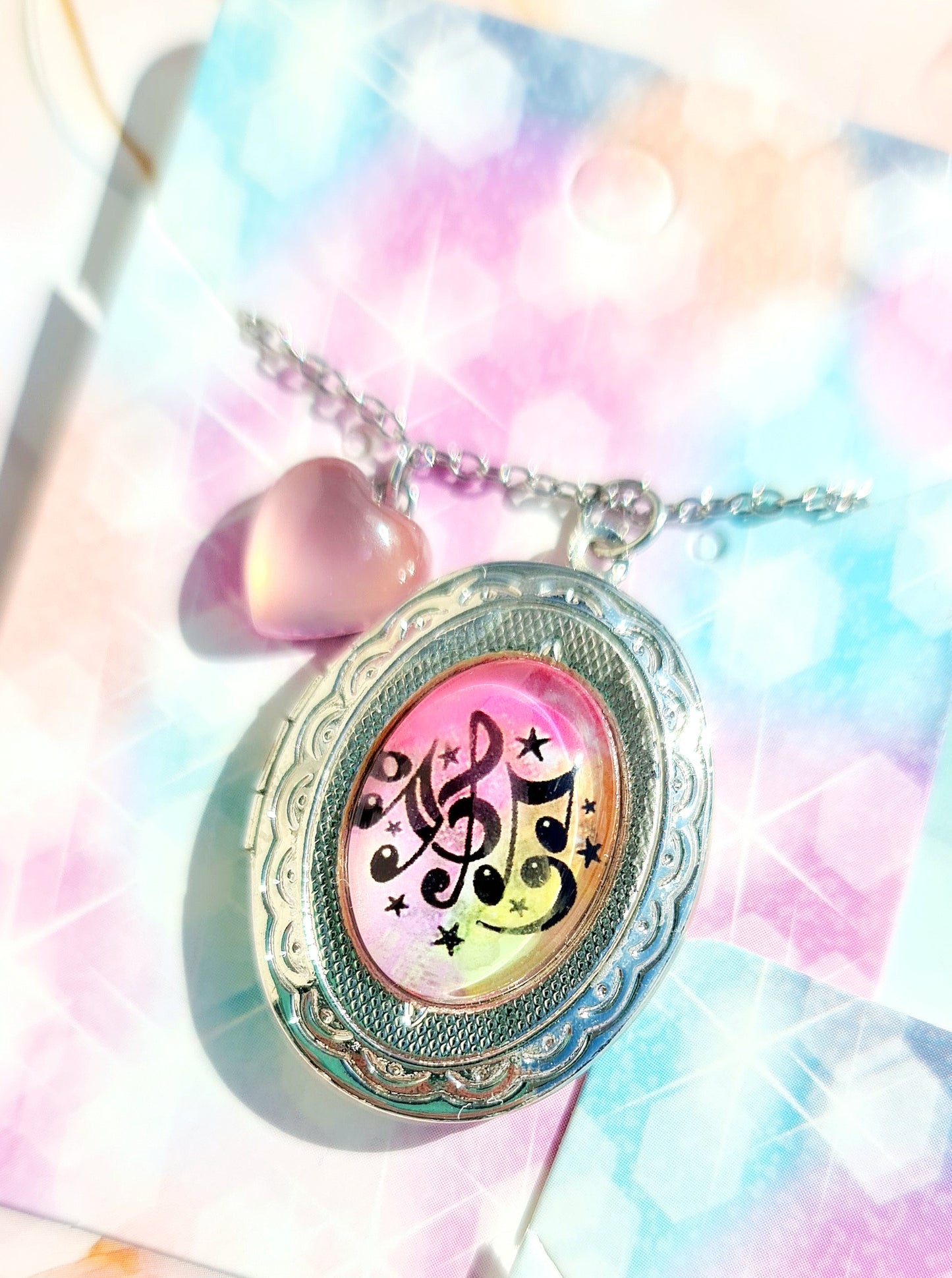 Collana portafoto musica