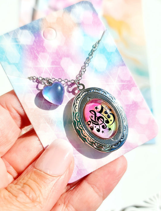 Collana portafoto musica