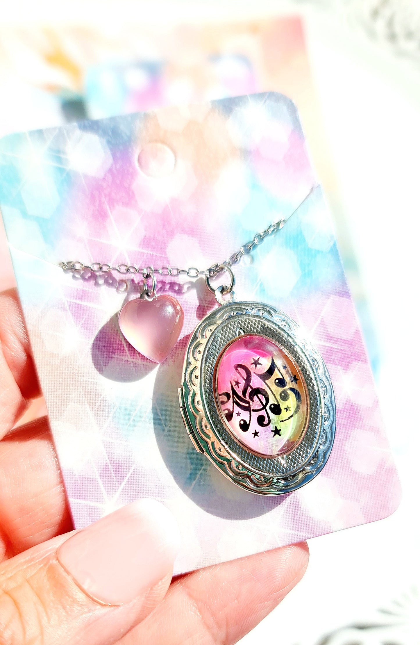 Collana portafoto musica