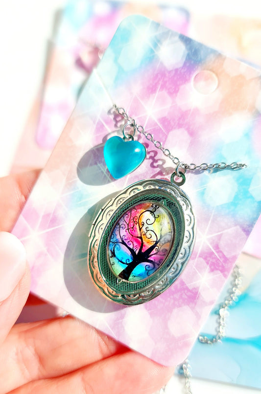 Collana portafoto albero della vita 2