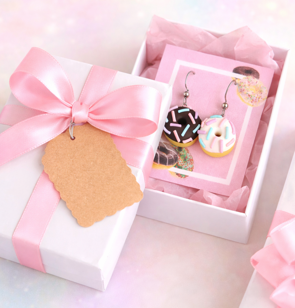 Orecchini Donut in Fimo – Dolci Tentazioni Handmade 🍩