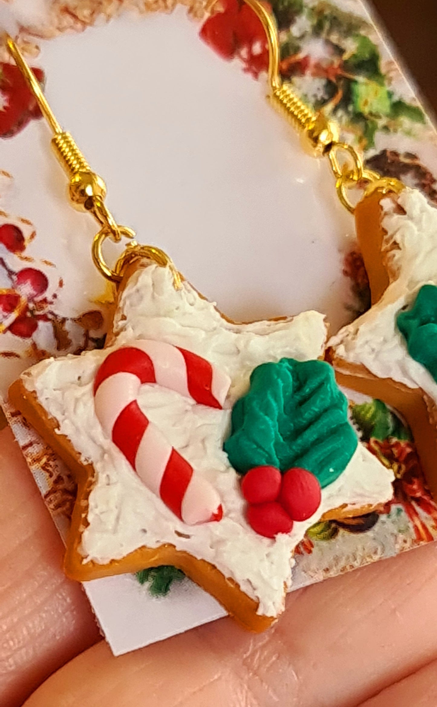 Orecchini con dolcetti di Natale