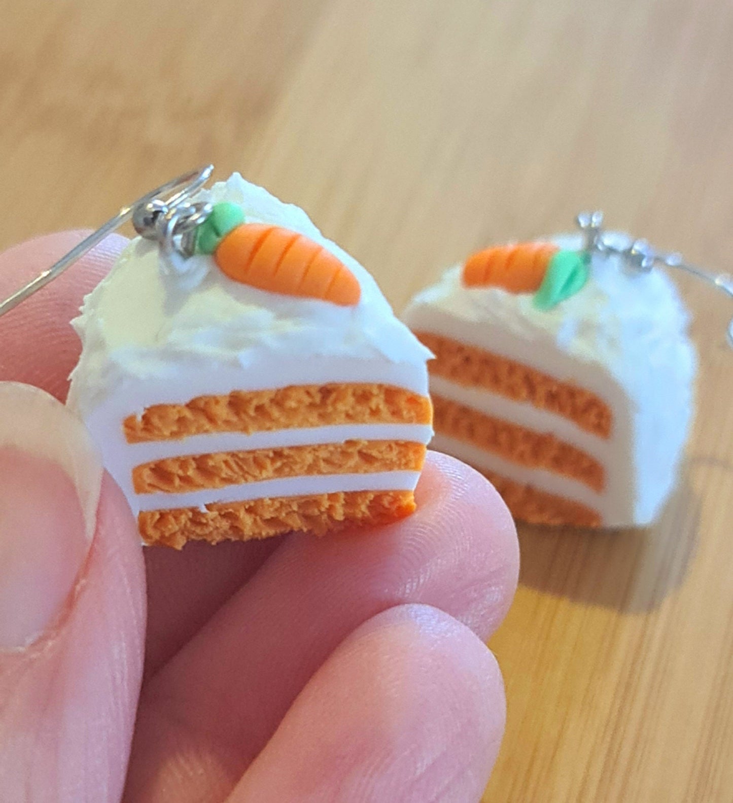 Orecchini torta di carote