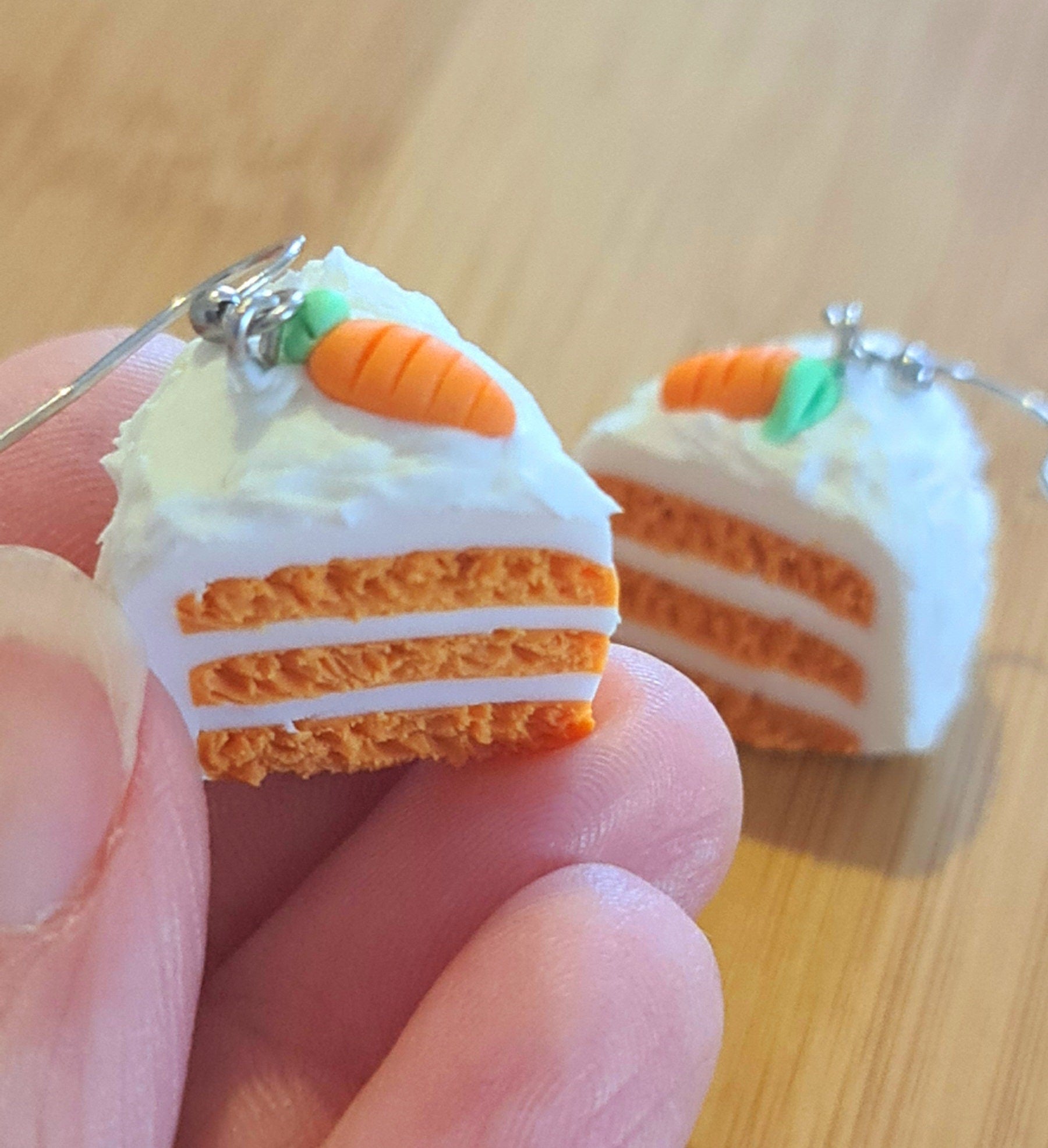 Orecchini torta di carote