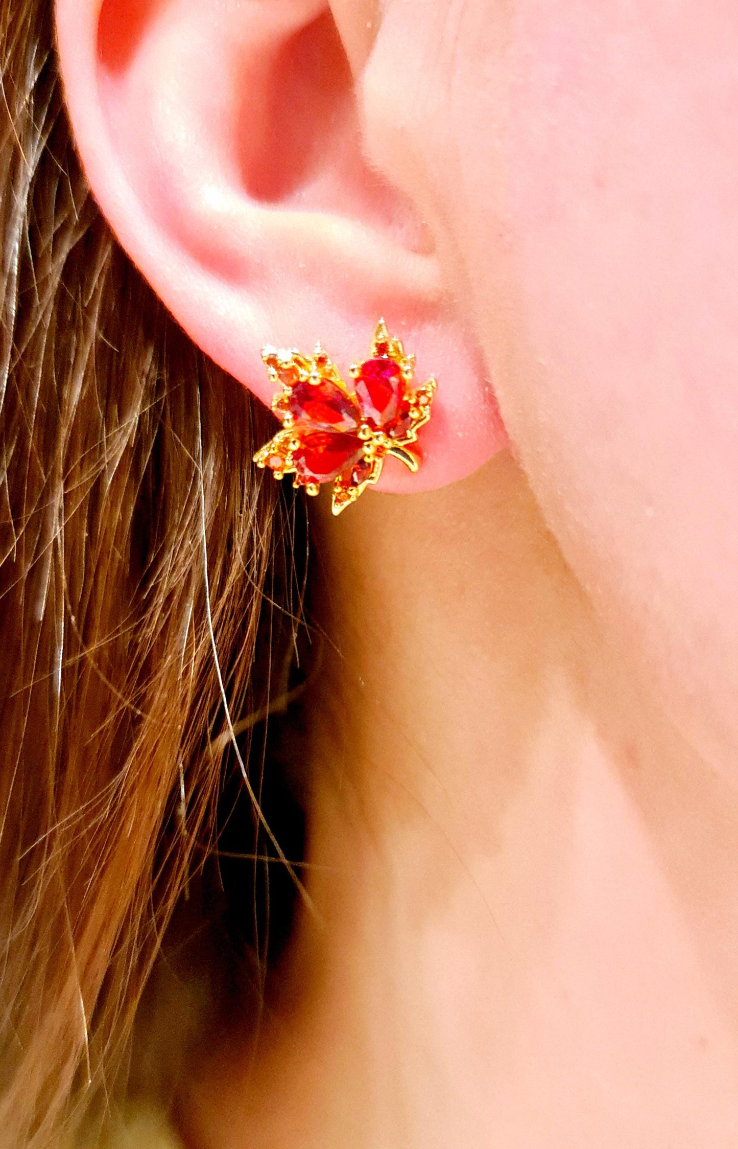 Multipurpose earrings FOLIAGE