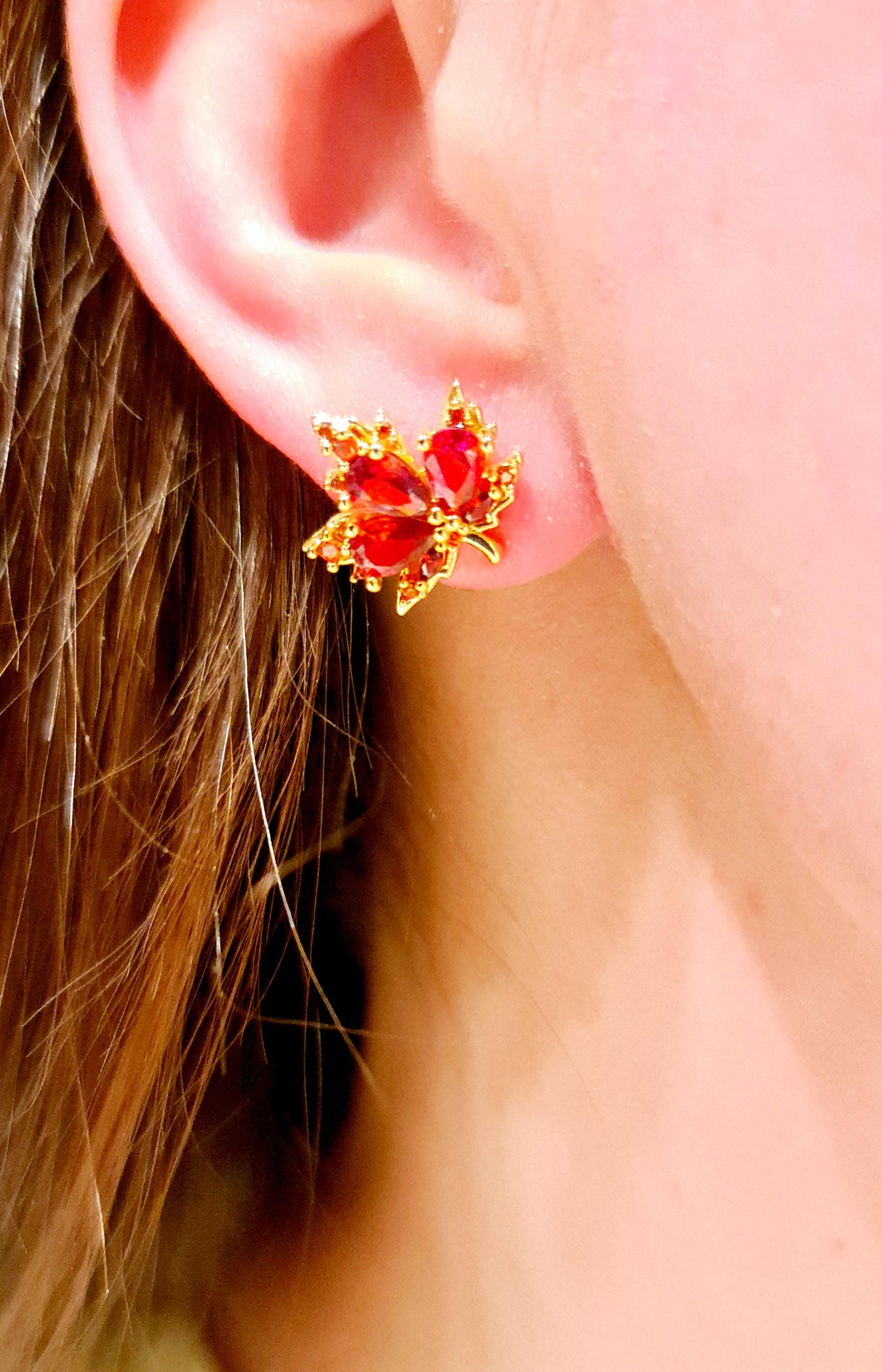 Multipurpose earrings FOLIAGE