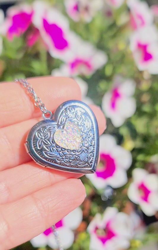 Collana portafoto cuore